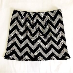 Francesca's Collection Glitter Skirt